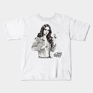 lana del rey  smoking hot Kids T-Shirt